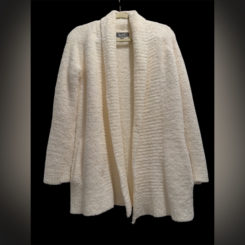 Cozy Cream Open-Front Cardigan